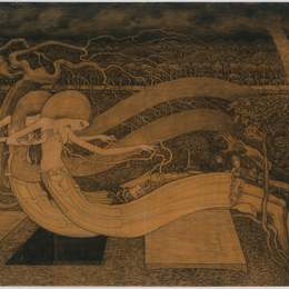 《哦，坟墓，你的胜利在哪里？》简·托罗普(Jan Toorop)高清作品欣赏