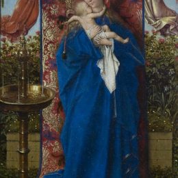 《麦当娜在喷泉》扬·凡·艾克(Jan van Eyck)高清作品欣赏