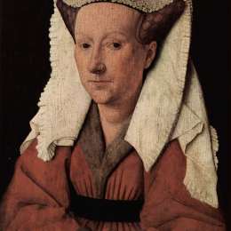 《玛格丽特范艾克的肖像》扬·凡·艾克(Jan van Eyck)高清作品欣赏