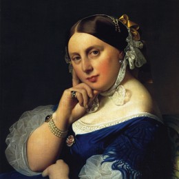 让·奥古斯特·多米尼克·安格尔(Jean Auguste Dominique Ingres)高清作品:Delphine Ramel, Madame Ingres