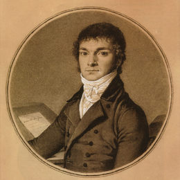 让·奥古斯特·多米尼克·安格尔(Jean Auguste Dominique Ingres)高清作品:Pierre Guillaume Cazeaux, half-length, seated at a desk