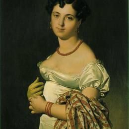 让·奥古斯特·多米尼克·安格尔(Jean Auguste Dominique Ingres)高清作品:Portrait of Madame Panckoucke