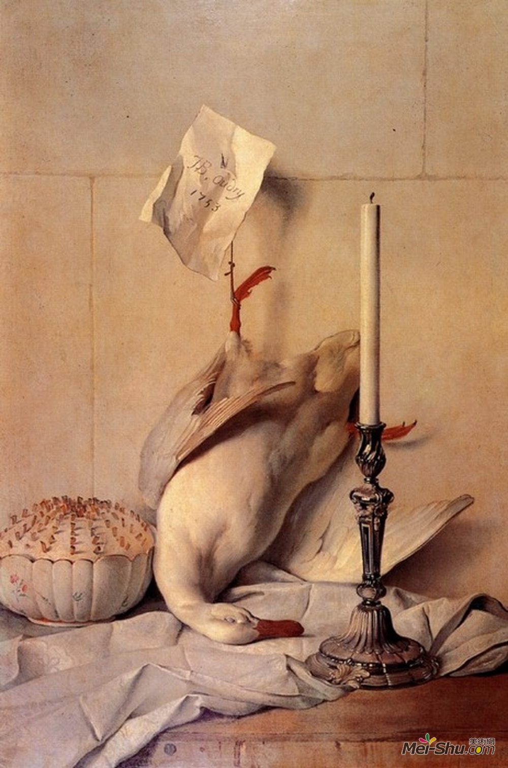 《白鸭子》让·巴普蒂斯特·乌德里(jean-baptiste oudry)高清作品