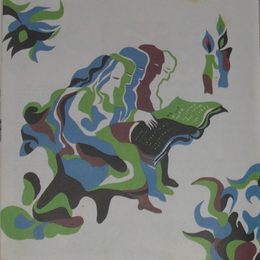 《在逾越节哈加达：插图》吉恩·戴维(Jean David)高清作品欣赏