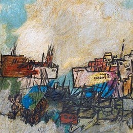 《港口场景》吉恩·戴维(Jean David)高清作品欣赏