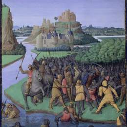 让·富盖(Jean Fouquet)高清作品:Battle between the Maccabees and the Bacchides