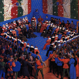 《贵族男女案件》让·富盖(Jean Fouquet)高清作品欣赏