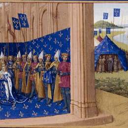 《洛特尔加冕礼》让·富盖(Jean Fouquet)高清作品欣赏