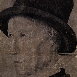 《戴帽子的男人肖像》让·富盖(Jean Fouquet)高清作品欣赏