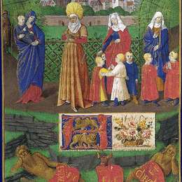 让·富盖(Jean Fouquet)高清作品:Sainte Anne  and the three Maries