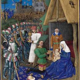 《贤士的崇拜》让·富盖(Jean Fouquet)高清作品欣赏
