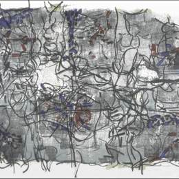 《黄麻Ⅳ》让–保罗·利奥佩尔(Jean-Paul Riopelle)高清作品欣赏