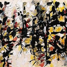 《无题》让–保罗·利奥佩尔(Jean-Paul Riopelle)高清作品欣赏