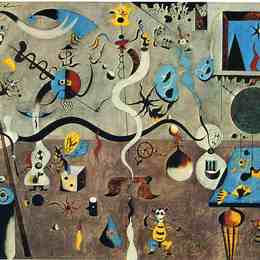 《丑角嘉年华》胡安·米罗(Joan Miro)高清作品欣赏