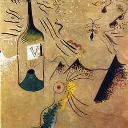 《藤蔓瓶》胡安·米罗(Joan Miro)高清作品欣赏