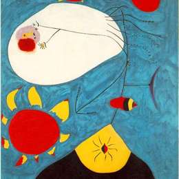 《肖像四》胡安·米罗(Joan Miro)高清作品欣赏