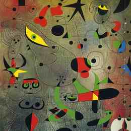 《黎明时分的星座觉醒》胡安·米罗(Joan Miro)高清作品欣赏