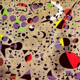 《女诗人》胡安·米罗(Joan Miro)高清作品欣赏