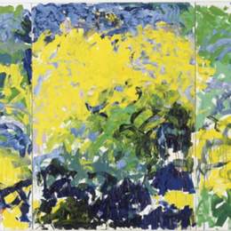 《高谷十四（一会儿）》霍安·米切尔(Joan Mitchell)高清作品欣赏