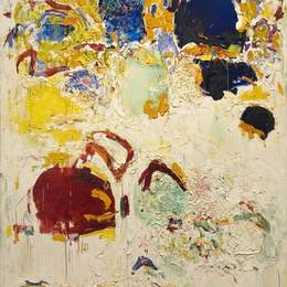 《空竹（雪和花）》霍安·米切尔(Joan Mitchell)高清作品欣赏