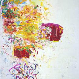 《向日葵III》霍安·米切尔(Joan Mitchell)高清作品欣赏