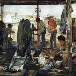 《藤壶》华金·索罗拉(Joaqu&amp;amp#237n Sorolla)高清作品欣赏