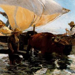 《“渔业东山再起”研究》华金·索罗拉(Joaqu&amp;amp#237n Sorolla)高清作品欣赏