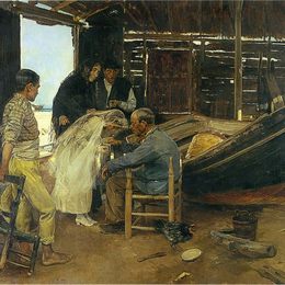 《快乐的一天》华金·索罗拉(Joaqu&amp;amp#237n Sorolla)高清作品欣赏