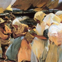 《瓦伦西亚渔夫》华金·索罗拉(Joaqu&amp;amp#237n Sorolla)高清作品欣赏