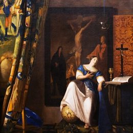 《信仰寓言》约翰内斯·维米尔(Johannes Vermeer)高清作品欣赏