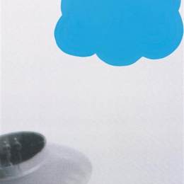 《飞碟和云（蓝色）》约翰·巴尔代萨里(John Baldessari)高清作品欣赏