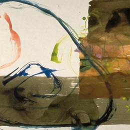 《新河水彩画，第一辑，第5页》约翰凯奇(John Cage)高清作品欣赏