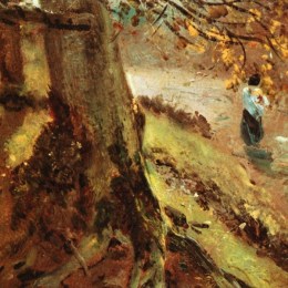 《树干研究》约翰·康斯特布尔(John Constable)高清作品欣赏