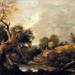 《收获田》约翰·康斯特布尔(John Constable)高清作品欣赏