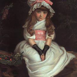 《樱桃巧克力》约翰·埃弗里特·米莱斯(John Everett Millais)高清作品欣赏