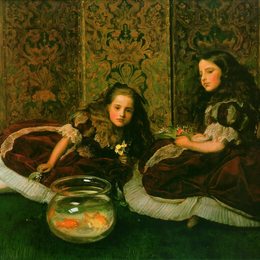 《闲暇时间》约翰·埃弗里特·米莱斯(John Everett Millais)高清作品欣赏