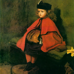 《我的第一次布道》约翰·埃弗里特·米莱斯(John Everett Millais)高清作品欣赏
