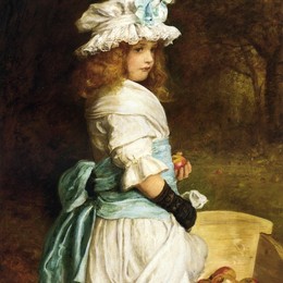 《波莫纳》约翰·埃弗里特·米莱斯(John Everett Millais)高清作品欣赏