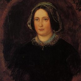 约翰·埃弗里特·米莱斯(John Everett Millais)高清作品:Portrait of Mrs William Evamy, The Artists Aunt