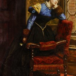 《燕子，燕子》约翰·埃弗里特·米莱斯(John Everett Millais)高清作品欣赏