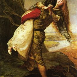 《爱的冠冕》约翰·埃弗里特·米莱斯(John Everett Millais)高清作品欣赏