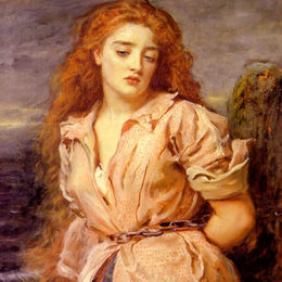 《索尔韦的马蒂尔》约翰·埃弗里特·米莱斯(John Everett Millais)高清作品欣赏