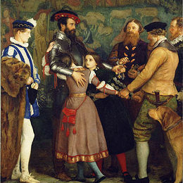 《赎金》约翰·埃弗里特·米莱斯(John Everett Millais)高清作品欣赏