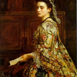 《凡妮莎》约翰·埃弗里特·米莱斯(John Everett Millais)高清作品欣赏