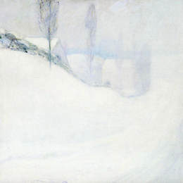 《圆山路》约翰·亨利·特瓦克特曼(John Henry Twachtman)高清作品欣赏