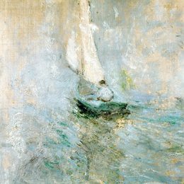 《雾中航行》约翰·亨利·特瓦克特曼(John Henry Twachtman)高清作品欣赏