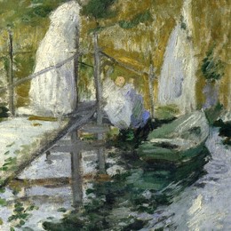 《夏日午后》约翰·亨利·特瓦克特曼(John Henry Twachtman)高清作品欣赏