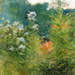 《野花》约翰·亨利·特瓦克特曼(John Henry Twachtman)高清作品欣赏