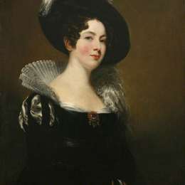 约翰·杰克逊(John Jackson)高清作品:Lady Caroline Edgcumbe (1792–1824)