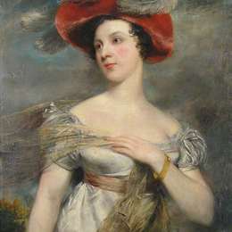 约翰·杰克逊(John Jackson)高清作品:Miss Chester (Eliza Jane Chester) (1795–1859)